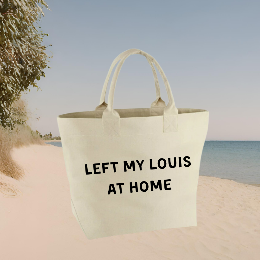 left my louis at home beach bag