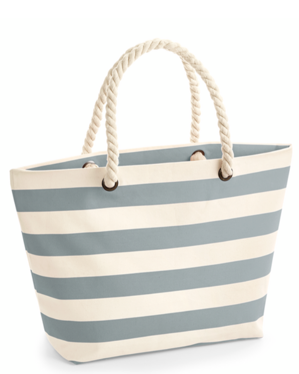 Strandtas met vakantiebestemming