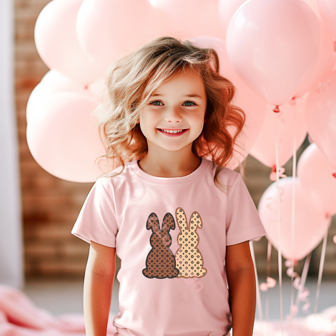 Dames | Konijntjes strijkapplicatie voor kleding | perfect voor truien en t-shirts