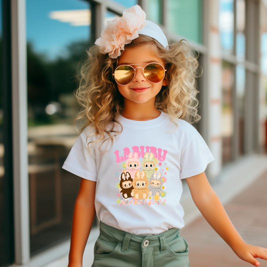 Kids | Strijkapplicatie Labubu figuren – Schattige strijkapplicatie print voor kinderen en tieners