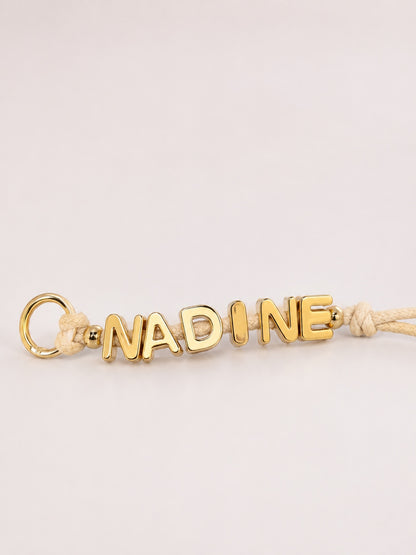Gepersonaliseerde bagcharm