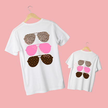 Dames | Glasses strijkapplicatie voor kleding | perfect voor truien en t-shirts