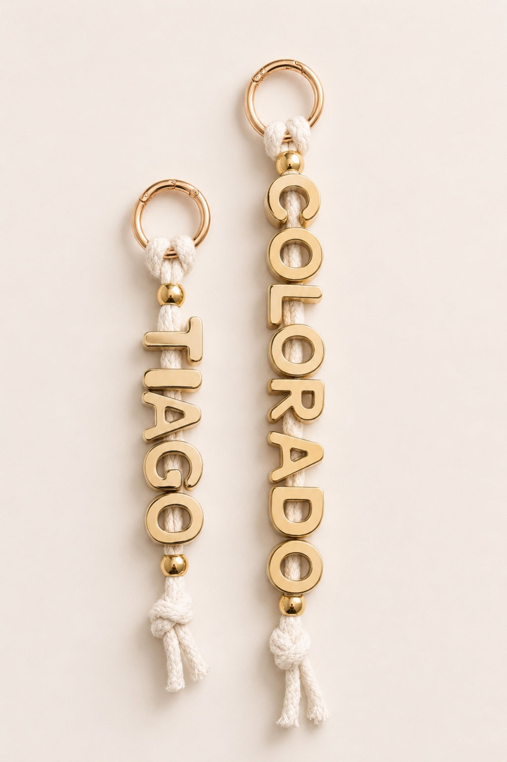 Gepersonaliseerde bagcharm