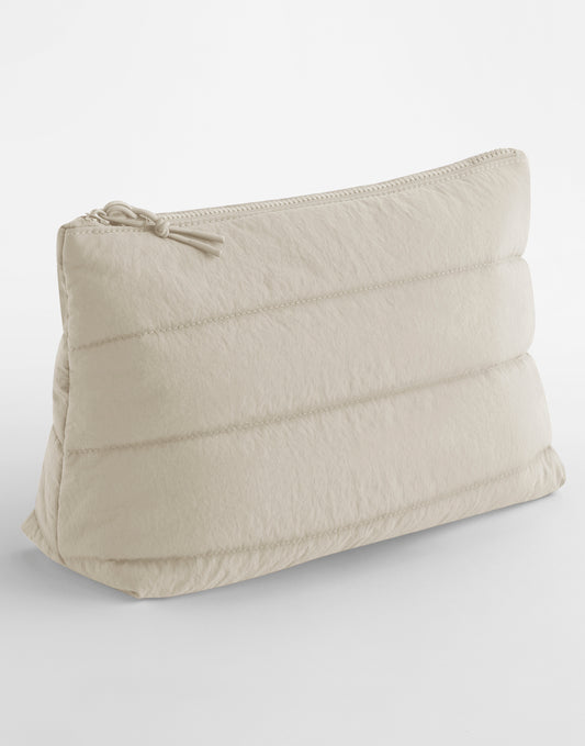 Gepersonaliseerde Puffy toilettas met naam - luxe make-up en travel pouch