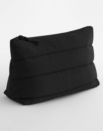 Gepersonaliseerde Puffy toilettas met naam - luxe make-up en travel pouch