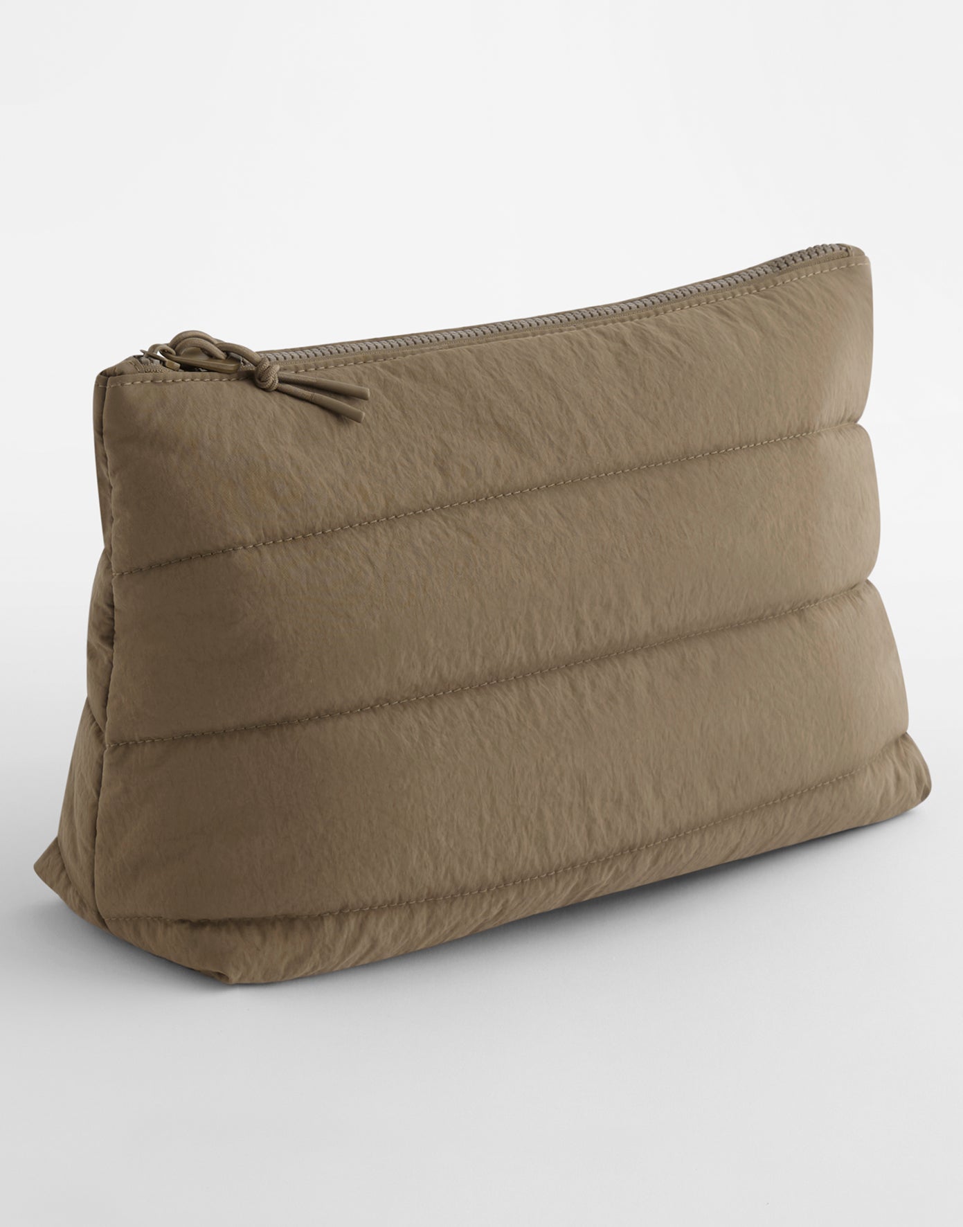 Gepersonaliseerde Puffy toilettas met naam - luxe make-up en travel pouch