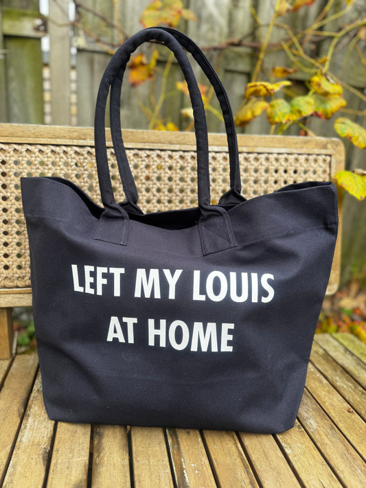 Tas | Left my Louis at home blauw