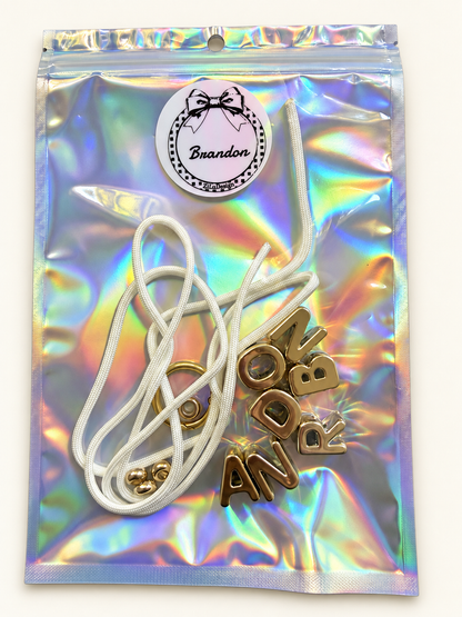 DIY-set | gepersonaliseerde bagcharm