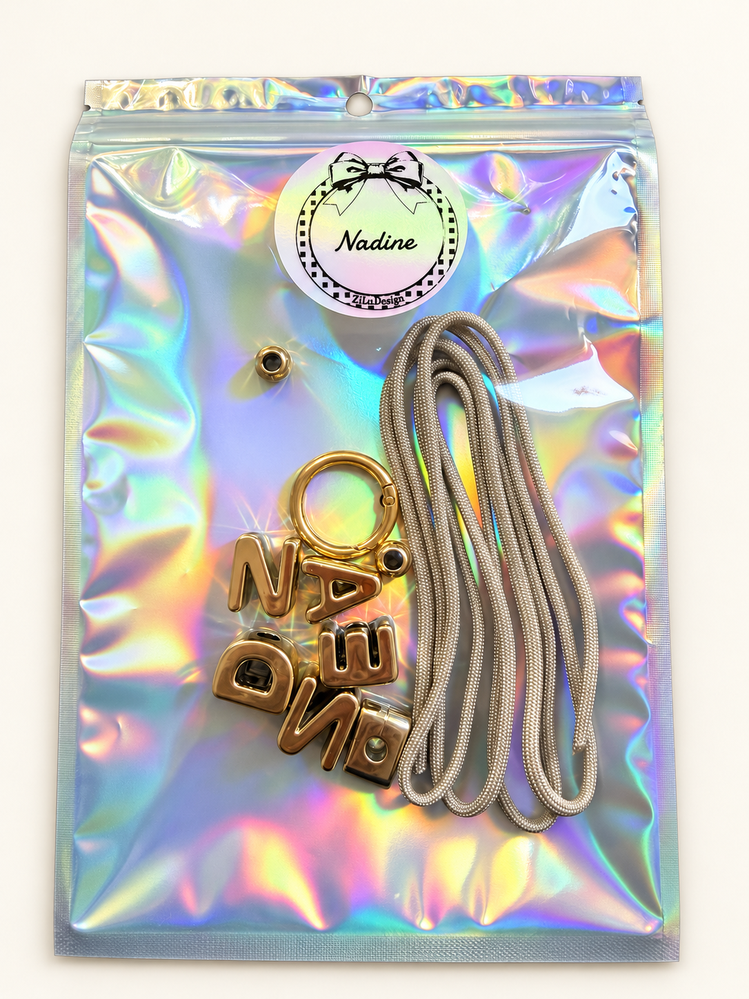 DIY-set | gepersonaliseerde bagcharm