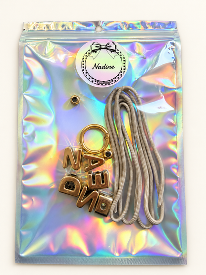 DIY-set | gepersonaliseerde bagcharm