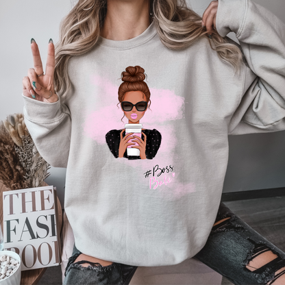 Dames | Boss Babes strijkapplicatie voor kleding | perfect voor truien en t-shirts