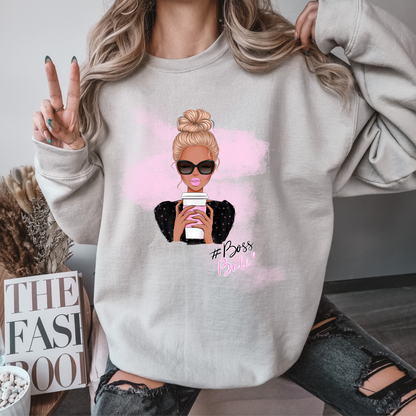 Dames | Boss Babes strijkapplicatie voor kleding | perfect voor truien en t-shirts